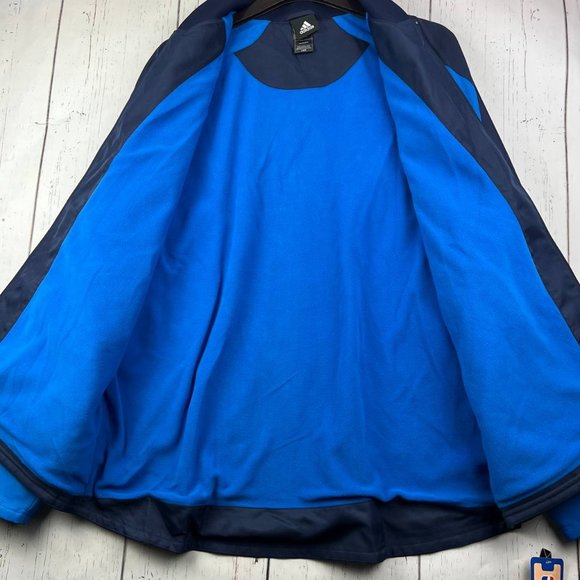 Vintage Dallas Mavericks NBA Large Adidas Varsity Jacket Blue Men New - Picture 7 of 11